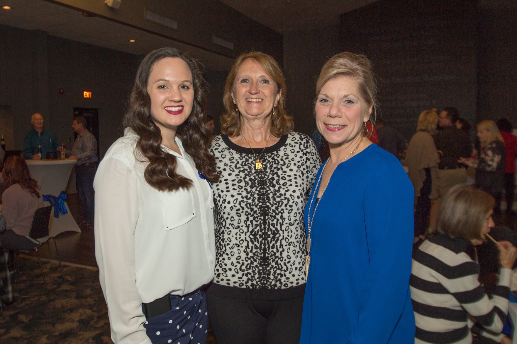 Kelsey Busken, Denise Busken (Honoree), Peggy Cribbin